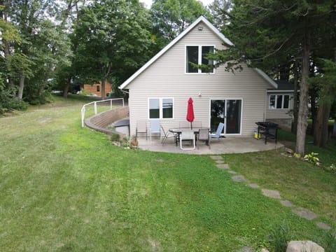 Back Patio with Dining Space and Grill