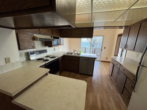 Upstairs kitchen area