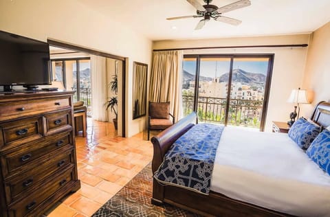 Wake up to sweeping mountain views from your plush bed.