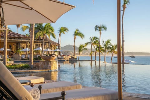 Dive into a serene infinity pool with sweeping ocean views
