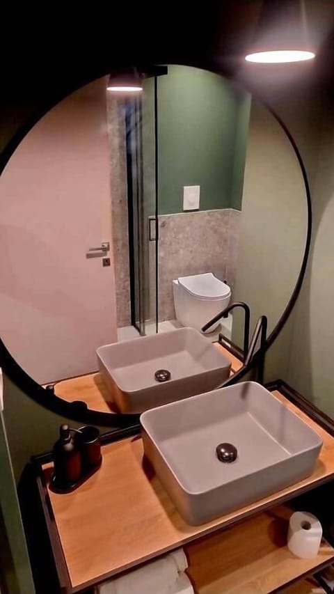 Deluxe Double Room, 1 King Bed with Sofa bed, Patio | Bathroom | Shower, hair dryer, towels, soap