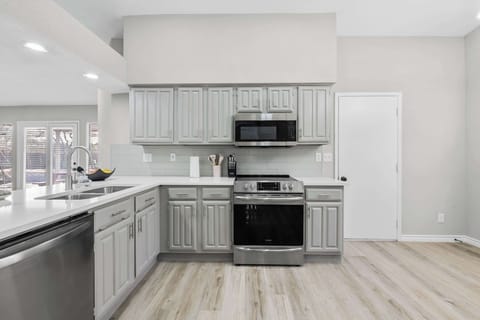 Bright and beautifully updated kitchen.