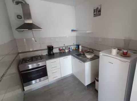 Apartment (One bedroom apartment) | Private kitchen | Fridge