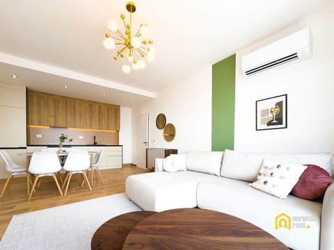 Dining table and sofa 