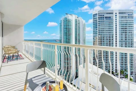 Private balcony with scenic water views