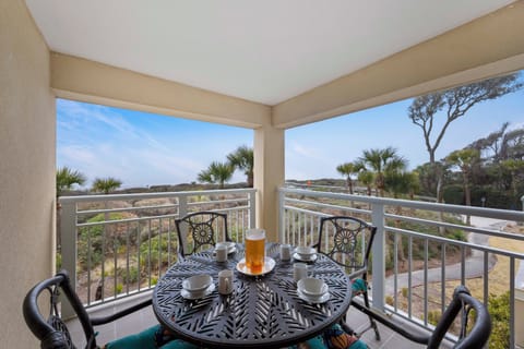 Enjoy the oceanfront balconies