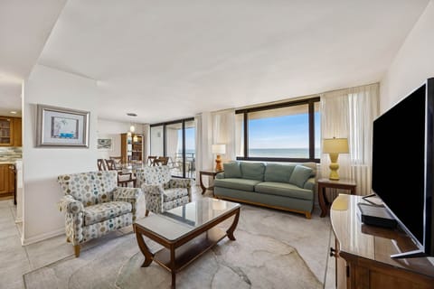 Welcome to Beach Walker 1137! Living area with ocean view!