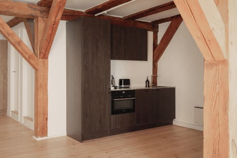 Superior Apartment | Private kitchen | Full-size fridge, oven, stovetop, dishwasher