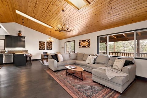 Very spacious living room for friends and family and fun!