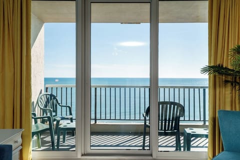 Oceanfront view from living room of 1002