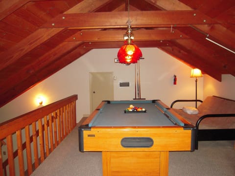 Pool Table in the loft