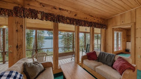 View of Payette Lake from main living space