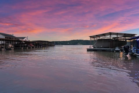 The dock provides stunning views of the sky as the sun goes down. - The Solstice - Lake Ozark, MO