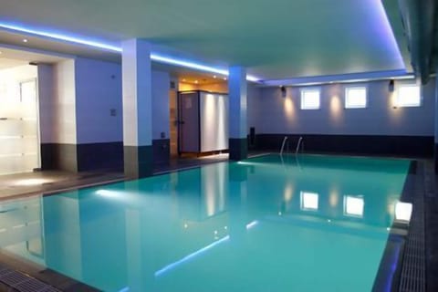 Indoor pool, open 8 AM to 9 PM, sun loungers