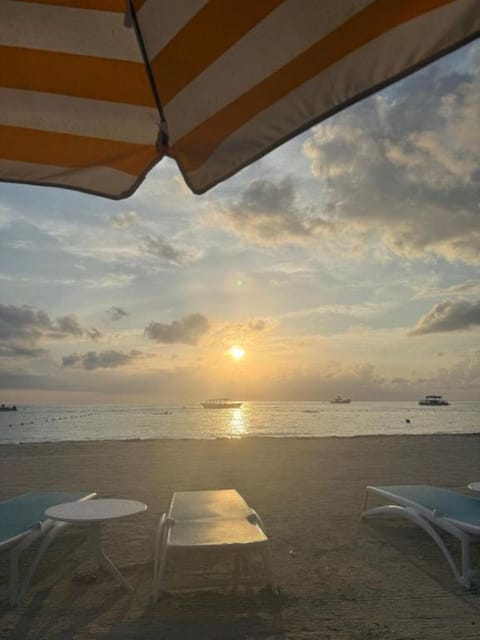 Beach nearby, white sand