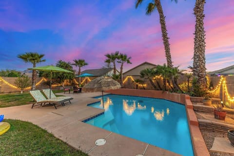 Enjoy refreshing outdoor moments in your private pool area.