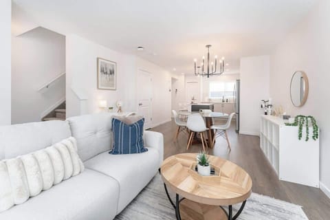 Cozy seating area perfect for relaxing or movie nights