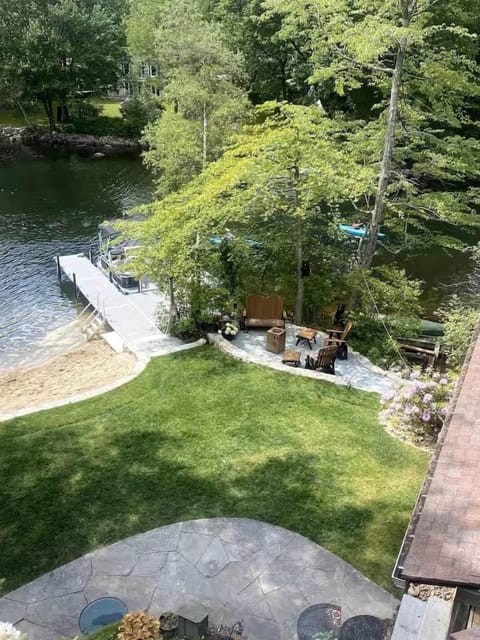 Lawn from the apartment