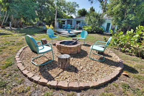 Outdoor fire pit perfect for relaxing nights