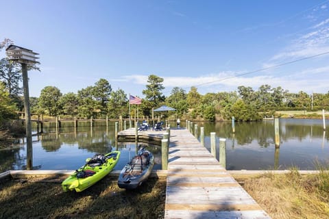 Kayaks, bikes and a canoe available!