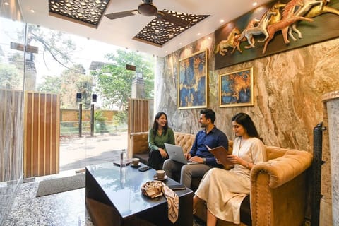 Lobby sitting area