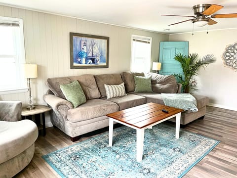 Spacious living room with comfortable seating