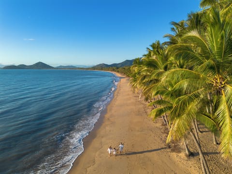 Beach nearby, white sand