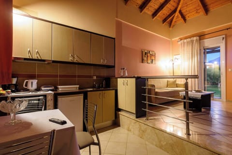 Fully Equipped Kitchen with Cabinets and Appliances