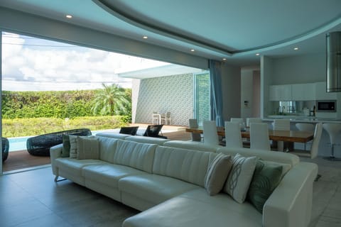 Villa, Patio | Living area | Flat-screen TV