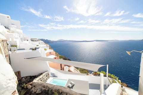 Panoramic Suite, Hot Tub, Sea View | Terrace/patio