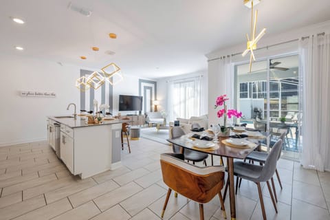 Kitchen and dining area