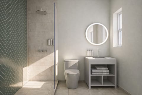 Free toiletries, hair dryer, towels, soap