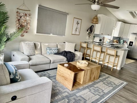 Bright boutique-style living space designed for comfort and relaxation