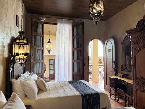 Luxury Double Room, Patio, Courtyard View | Premium bedding, memory foam beds, individually decorated