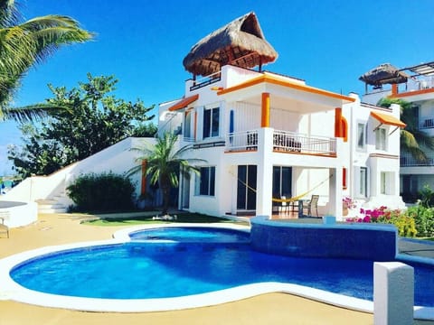 Beach House and pool