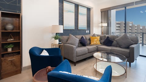 Seating in the living room.