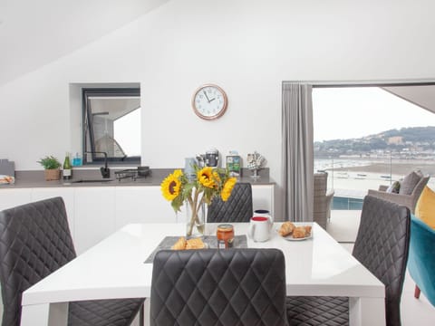 Dining Area | Grand Banks Apartment, Teignmouth