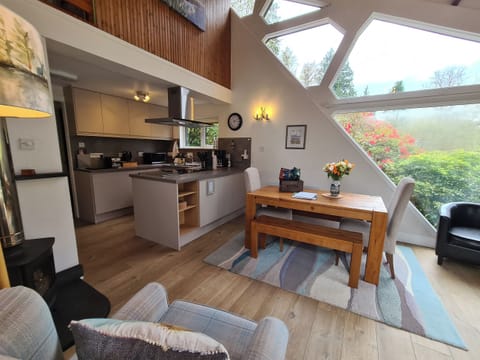 Open plan living space | Blair Lodge - Invergloy Riverside Lodges, Spean Bridge