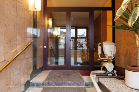 Interior entrance