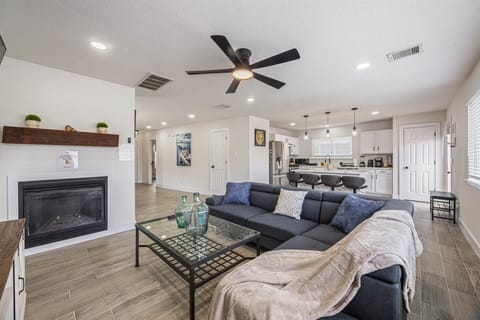 Step into comfort and style with our modern-designed living room.