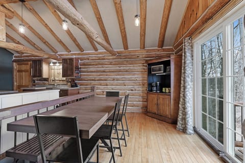 Roomy table for family dinners and game nights