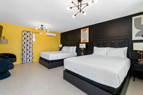 Individually decorated, individually furnished, iron/ironing board