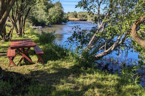 Riverside lass than 50 feet from your suite.