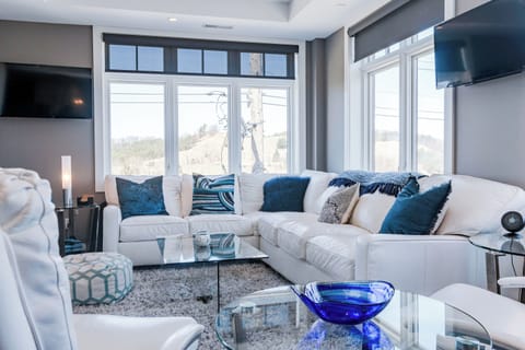 Open living space over looking Grand Haven