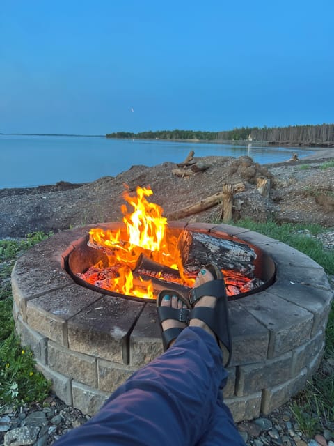 Firepit with a great view!