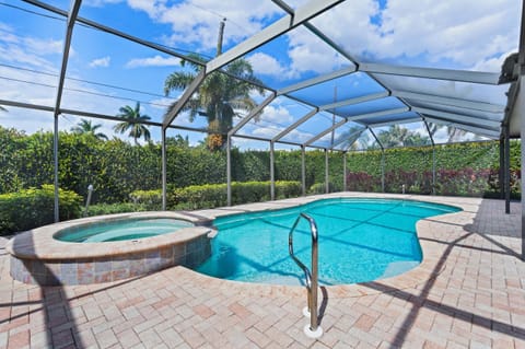 Soak in the spa or cool off under the sun.