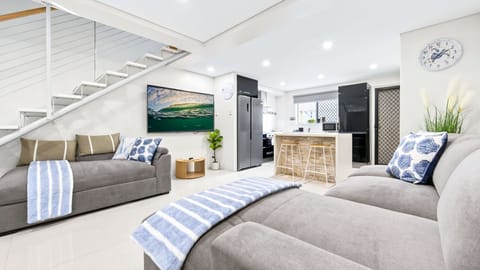 Relax and stretch out in the generous open living area.