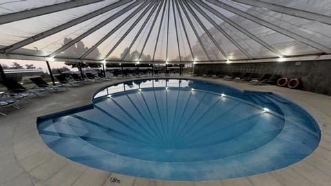 Indoor pool, outdoor pool