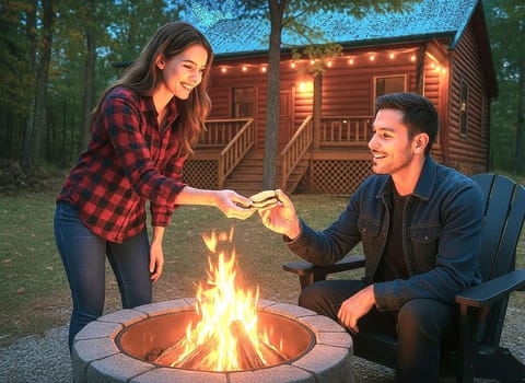 Campfires, family and friends!