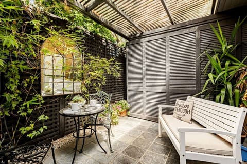 A private and quiet courtyard